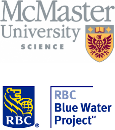 McMaster University Faculty of Science and RBC Blue Water Project logo